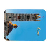 Blick auf Sienna, Reise Italien  Magnet (Horizontal)