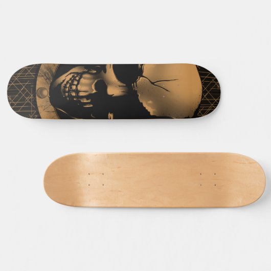 Blick auf Skull Skateboard (Horizontal)