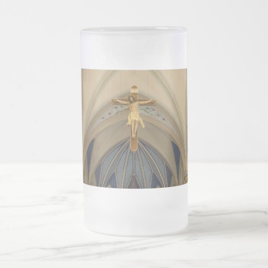 Blick auf St. Peter Altar Mattierte Tasse (Mittel)