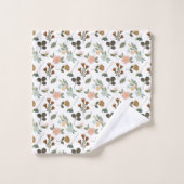 Blick auf stickige Wildblumen Badhandtuch Set (Waschlappen)