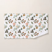 Blick auf stickige Wildblumen Badhandtuch Set (Handtuch)
