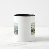 Blick auf Strand und Clay Tasse (Zentrum)