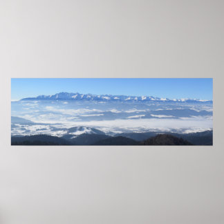 Blick auf Tatra aus Gorce Poster