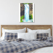 Blick auf Taughannock Falls Leinwanddruck (Insitu (Schlafzimmer))
