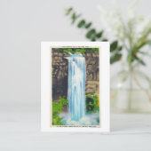 Blick auf Taughannock Falls Postkarte (Stehend Vorderseite)