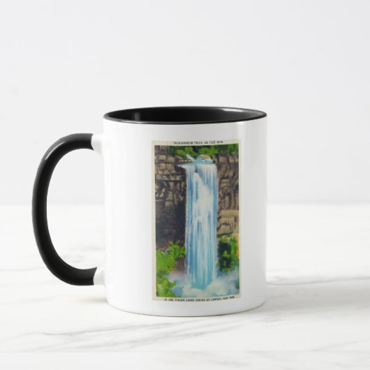 Blick auf Taughannock Falls Tasse (Links)