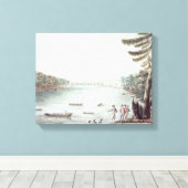 Blick auf Ticonabweicha von einem Punkt aus Leinwanddruck (Insitu (Holzboden))