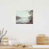 Blick auf Ticonabweicha von einem Punkt aus Poster (Küche)