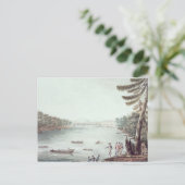 Blick auf Ticonabweicha von einem Punkt aus Postkarte (Stehend Vorderseite)