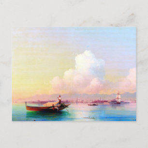 Blick auf Venedig vom Lido von Iwan Aiwasowski Postkarte