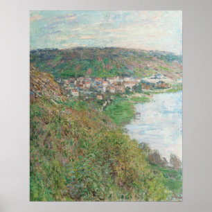 Blick auf Vétheuil (1880) von Claude Monet Poster
