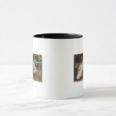 Blick auf Whale Jäger, die sich auf Wal zurückzieh Tasse (Zentrum)