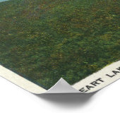 Blick auf Whiteface Mt von Signal Hill, Herz Poster (Ecke)