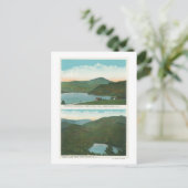 Blick auf Whiteface Mt von Signal Hill, Herz Postkarte (Stehend Vorderseite)