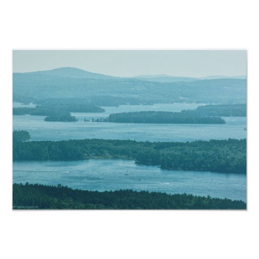 Blick auf Winnipesaukee Fotodruck (Vorne)