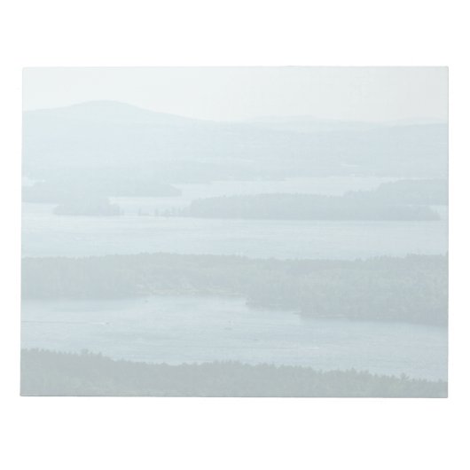 Blick auf Winnipesaukee Notizblock (Vorderseite)
