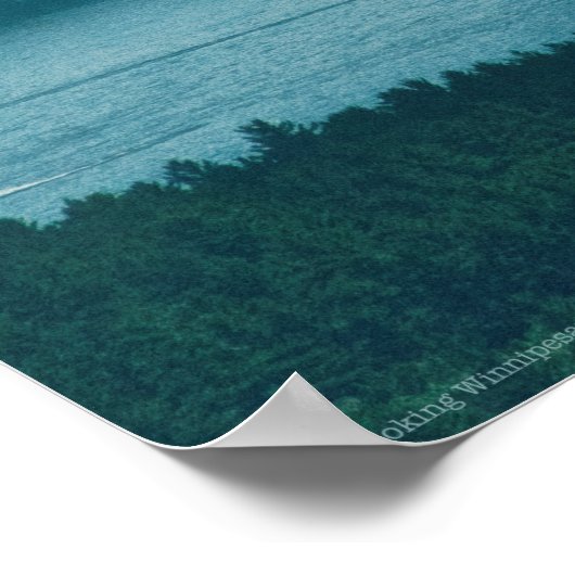 Blick auf Winnipesaukee Poster (Ecke)