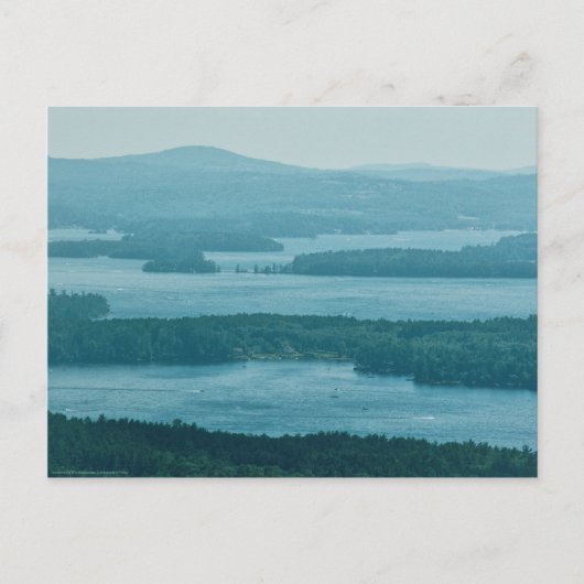 Blick auf Winnipesaukee Postkarte (Vorderseite)