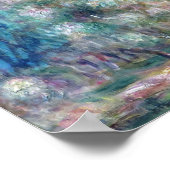 Blick aufs Meer auf August Renoir Poster (Ecke)