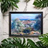 Blick aufs Meer auf August Renoir Poster