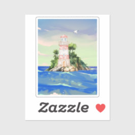 Blick aufs Meer Aufkleber