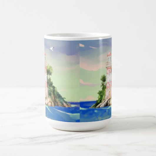 Blick aufs Meer Kaffeetasse (Mittel)