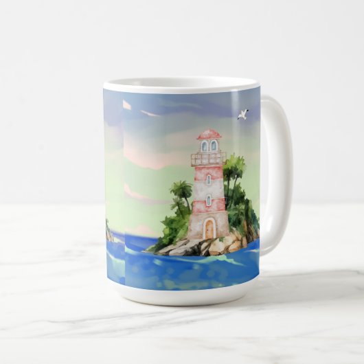 Blick aufs Meer Kaffeetasse (VorderseiteRechts)