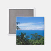Blick aufs Meer Magnet (Vorderseite/Rückseite)