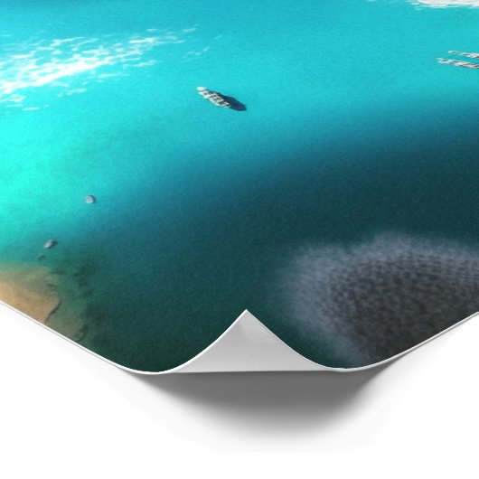 Blick aufs Meer Poster (Ecke)