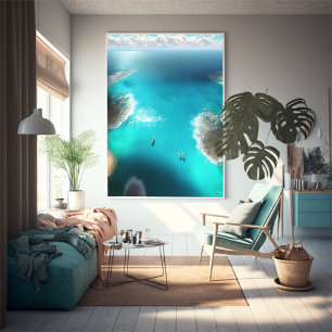 Blick aufs Meer Poster