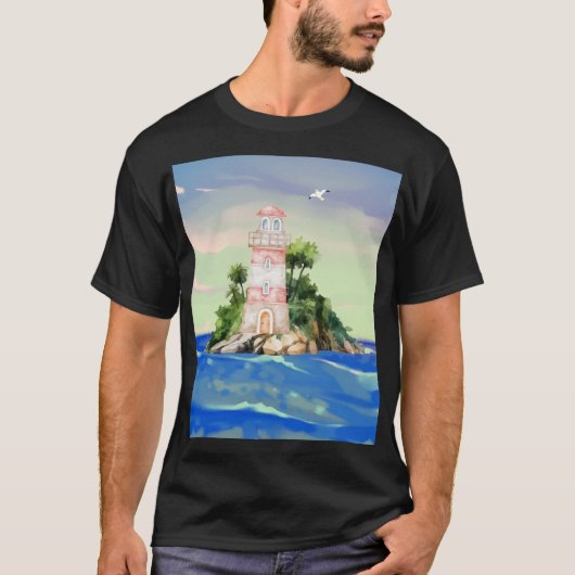 Blick aufs Meer T-Shirt (Vorderseite)