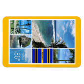 Blick aufs Meer von Barbados Magnet (Horizontal)