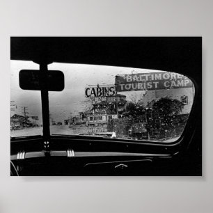 Blick aus dem Fenster Poster