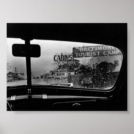 Blick aus dem Fenster Poster (Vorne)