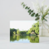 Blick aus dem Gazebo Postkarte (Stehend Vorderseite)