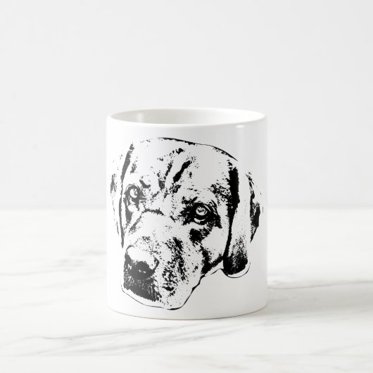 Blick aus dem Herbst, wahres Herz Kaffeetasse (Mittel)