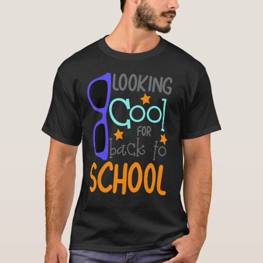 Blick Cool auf die zweite Schule T-Shirt (Vorderseite)