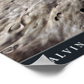 Blick des Künstlers auf den Kuipergürtel Poster (Ecke)