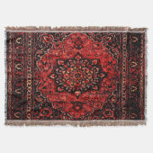 Blick des persischen Teppichs auf dem Rose Decke (Vorderseite)