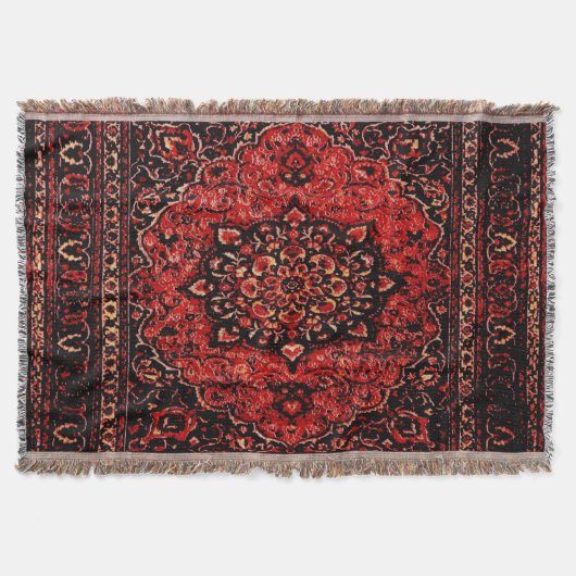 Blick des persischen Teppichs auf dem Rose Decke (Vorderseite)