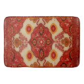 Blick des persischen Teppichs in der kupfernen Badematte (Vorderseite)