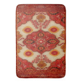 Blick des persischen Teppichs in der kupfernen Badematte (Vorderseite Vertikal)