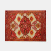 Blick des persischen Teppichs in der kupfernen Fußmatte (Vorderseite)