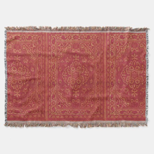 Blick des persischen Teppichs in der Orange Decke (Vorderseite)