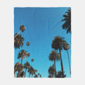 Blick des Wurms auf Bäume Fleecedecke (Vorderseite)