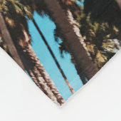 Blick des Wurms auf Bäume Fleecedecke (Ecke)