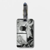 Blick durch das französische Busfenster 1939 Frank Gepäckanhänger (Rückseite vertikal)