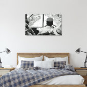 Blick durch das französische Busfenster 1939 Frank Leinwanddruck (Insitu (Schlafzimmer))