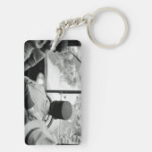 Blick durch das französische Busfenster 1939 Frank Schlüsselanhänger (Rückseite)