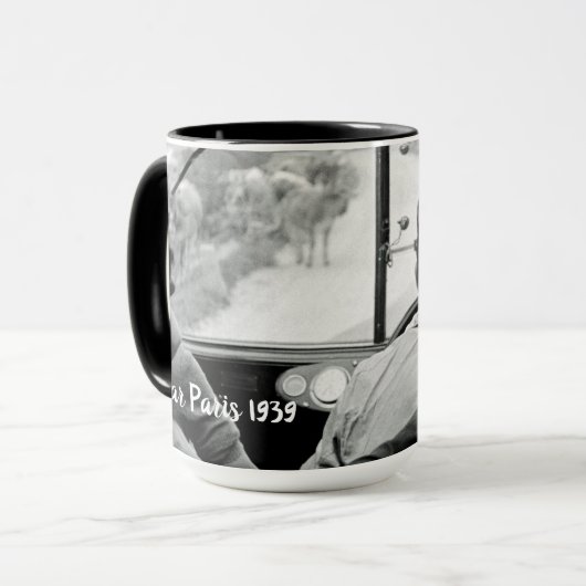 Blick durch das französische Busfenster 1939 Frank Tasse (Vorderseite Links)